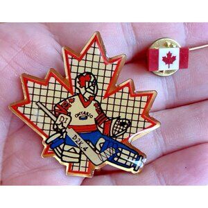 Ontario Canada Destination Imagination Global Final Trading Pin Hockey Goalie